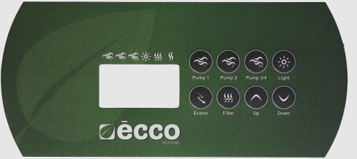 Dynasty K-85 In.XeÊ Series 4 Pump Top Side Overlay Only Ecco Logo 14109