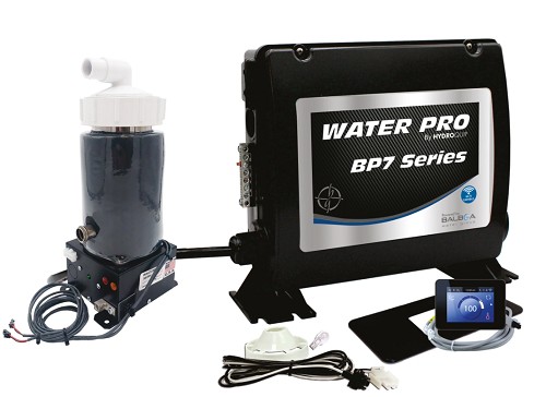 Water Pro BP7 Retro-Fit Spa Control 4.0kW Low-Flow Heater SpaTouch Mini Panel 50-BP7-STM-40-C