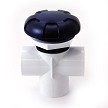 Waterway 2' 3 Way Spoked Diverter Valve (Black) 600-3231 