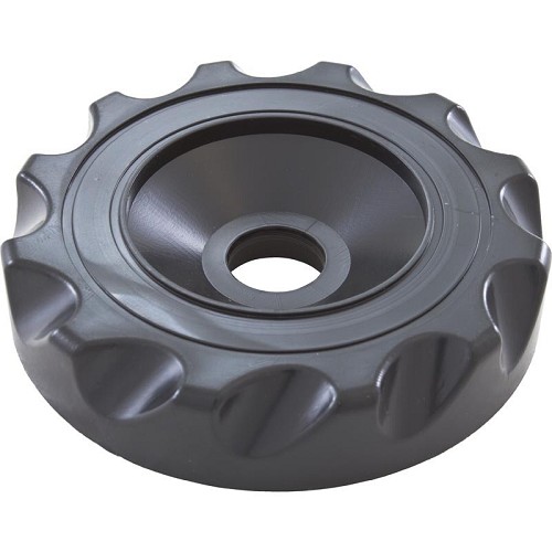 Waterway Diverter Scalloped Valve Cover (Black)
