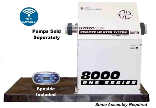 Outdoor Series, BP2000, 5.5Kw Heater includes TP600 Spaside, 1.5HP, 230V Blower, Pump not included - ES8800-5.5